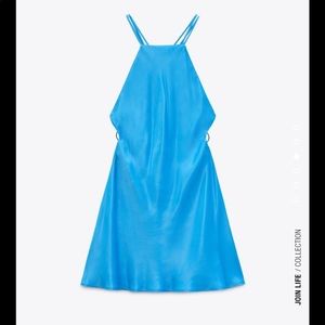 Ring trim slip dress